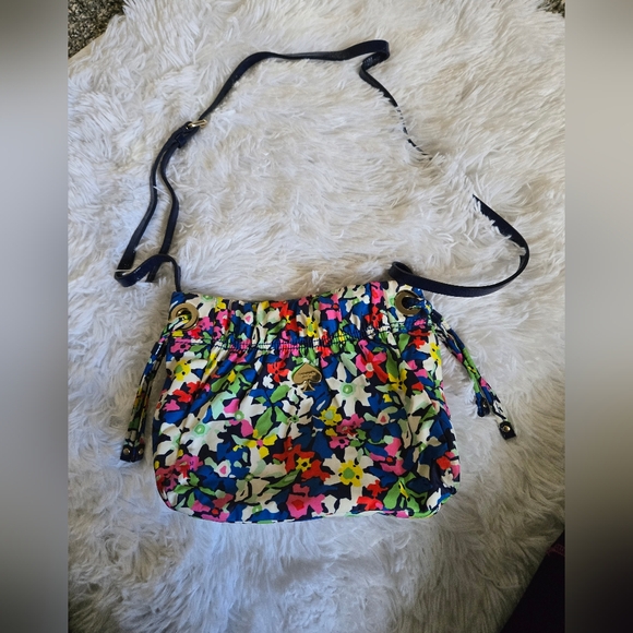 kate spade Handbags - Kate Spade Floral Crossbody Bag with Drawstring